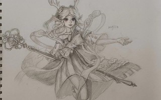 王者荣耀李白素描教程 - 王者荣耀李白素描教程怎么画